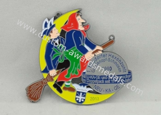 Esmalte suave de la medalla del carnaval de Neudorfer Hexenzunft, niquelado antiguo
