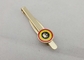 Mini barra de lazo personalizada sellada con el esmalte sintético, chapado en oro de 13 milímetros