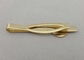 Mini barra de lazo personalizada sellada con el esmalte sintético, chapado en oro de 13 milímetros